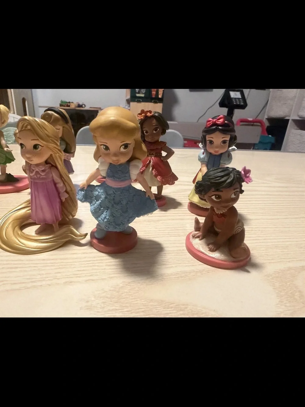 Disney Animators Collection Mini Princess Figures 3” Toddler Dolls PVC Lot Of 19